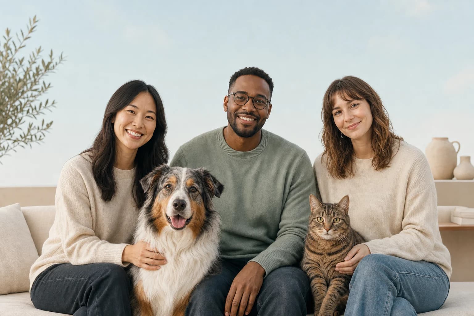 A group representing the caring MealPets nutrition team